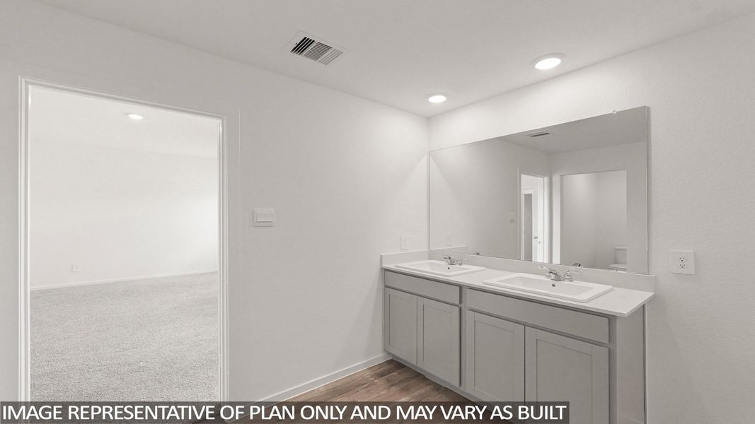 Furnished interior view inside a new home in New Waverly Station, New Waverly (Image 8).