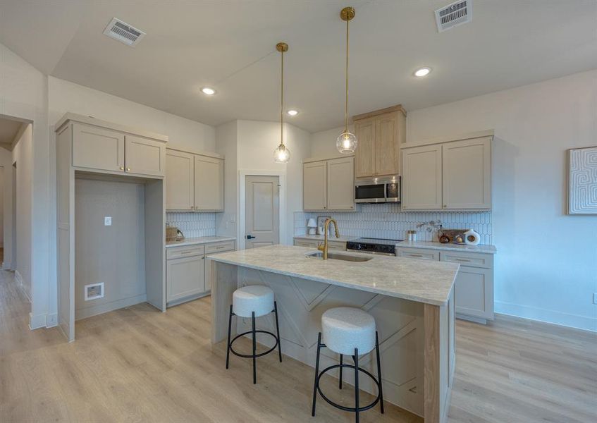 Furnished interior view inside a new home in , Fort Worth (Image 12). Furnished interior view inside a new home in , Fort Worth (Image 12).