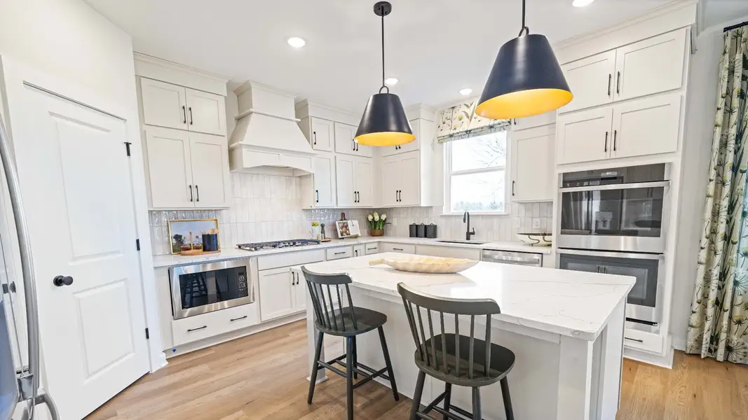 Representative furnished interior of a home built from the Wynwood by DRB Homes in Cottages of Bearwood, Mount Pleasant (Image 11).