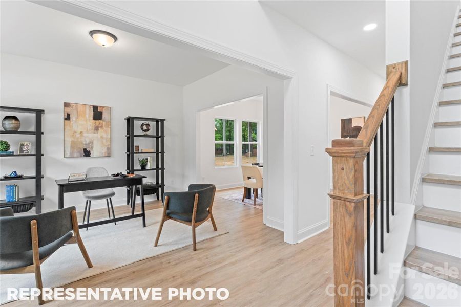 Furnished interior view inside a new home in , Kannapolis (Image 11).