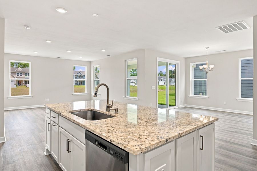 Furnished interior view inside a new home in Terrapin, Leland (Image 7).