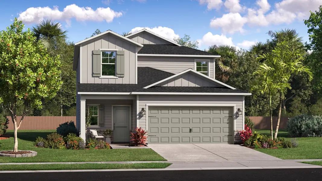 Home exterior render Home exterior render