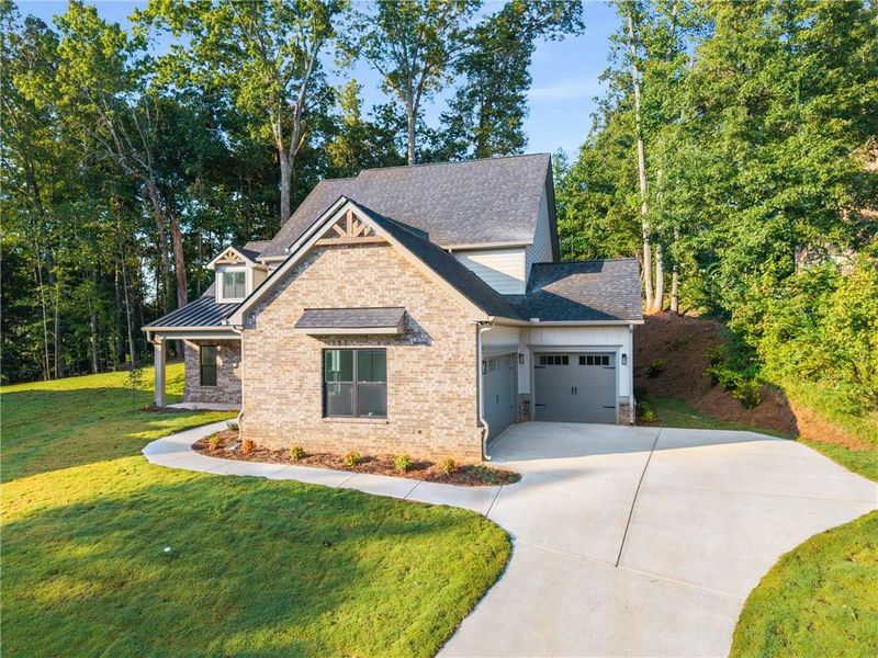 Front exterior of a new home in , Jefferson, GA, highlighting curb appeal (Image 26). Front exterior of a new home in , Jefferson, GA, highlighting curb appeal (Image 26).