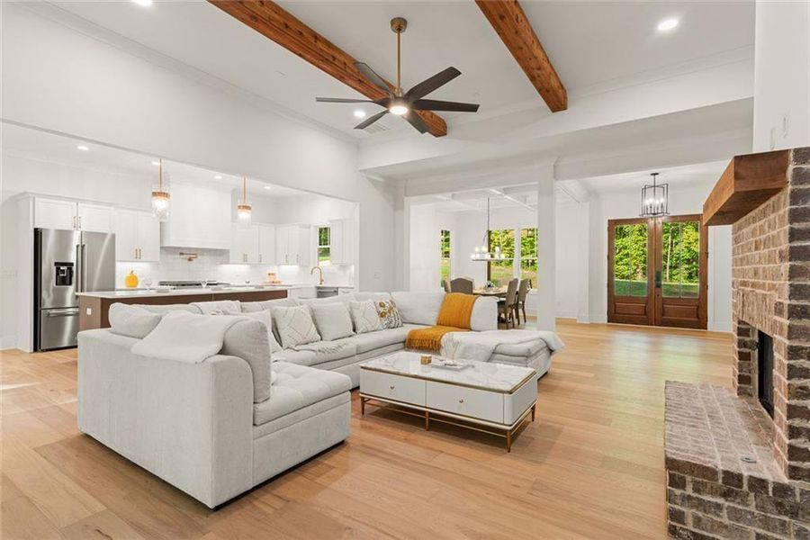 Furnished interior view inside a new home in , Ball Ground (Image 6).