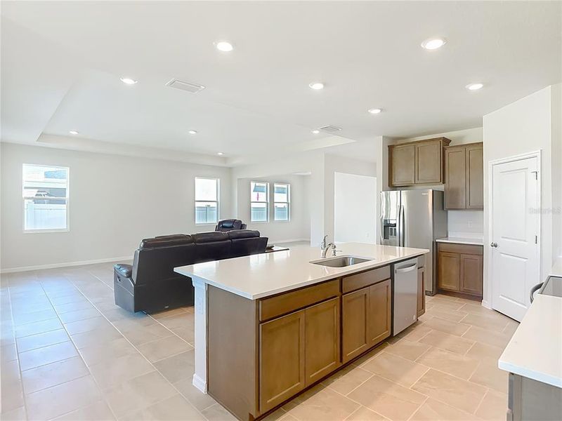 Furnished interior view inside a new home in Mirada, San Antonio (Image 11).