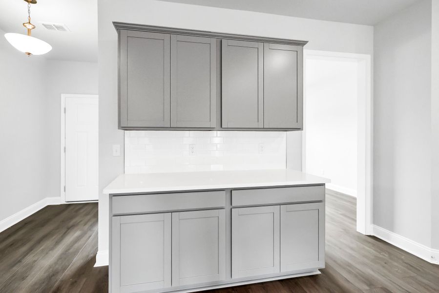 Furnished interior view inside a new home in Monroe Preserve, Chapin (Image 8).