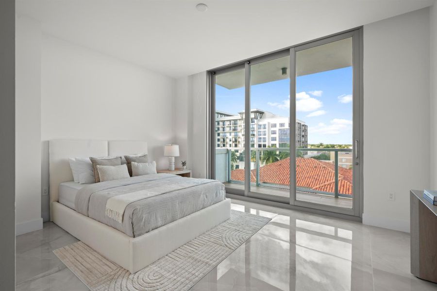 Furnished interior view inside a new home in Royal Palm Residences, Boca Raton (Image 34).