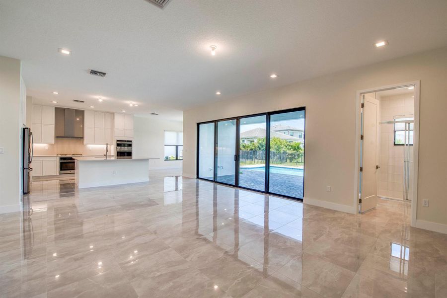 Furnished interior view inside a new home in Apex at Avenir, Palm Beach Gardens (Image 22).