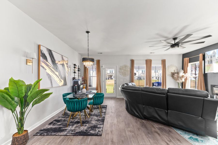 Furnished interior view inside a new home in , Charleston (Image 21).