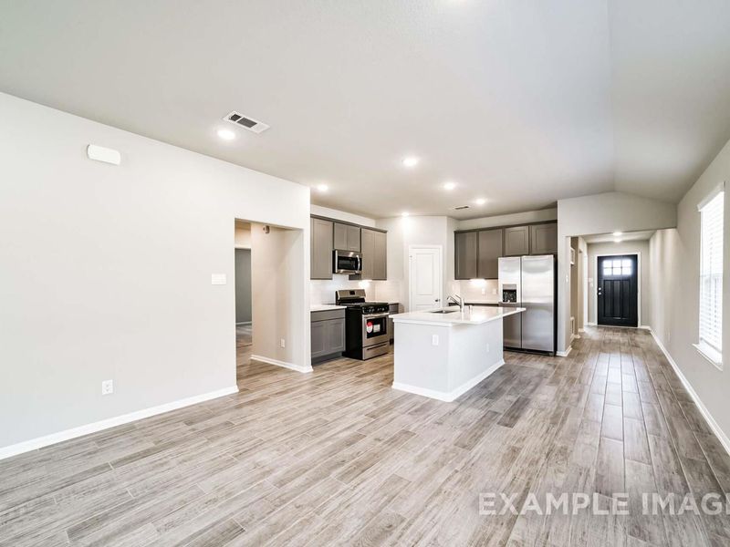 Furnished interior view inside a new home in Emberly, Beasley (Image 10).