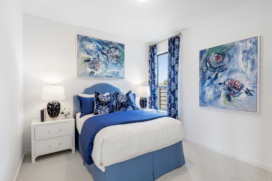 Representative Secondary Bedroom - some options shown Representative Secondary Bedroom - some options shown