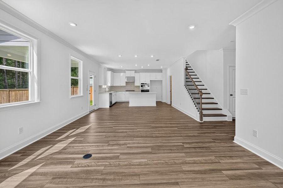 Spacious, unfurnished interior of a new home in Bennett Farm, Loganville (Image 27). Spacious, unfurnished interior of a new home in Bennett Farm, Loganville (Image 27).