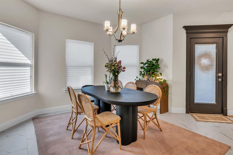 Furnished interior view inside a new home in , Fort Worth (Image 26). Furnished interior view inside a new home in , Fort Worth (Image 26).