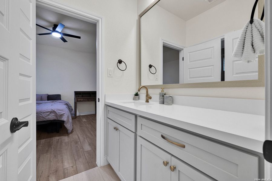 Furnished interior view inside a new home in , Boerne (Image 25).