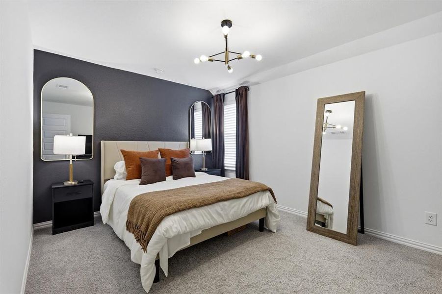 Furnished interior view inside a new home in , Rhome (Image 16). Furnished interior view inside a new home in , Rhome (Image 16).