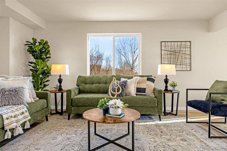 Furnished interior view inside a new home in , Colorado Springs (Image 8).