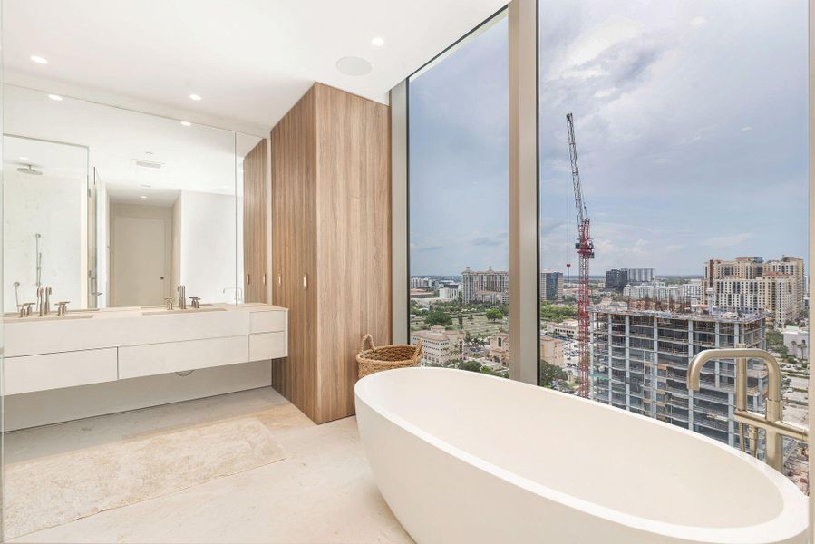 Furnished interior view inside a new home in , West Palm Beach (Image 19).
