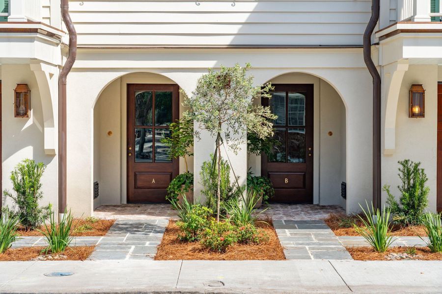 Exterior details and patio area of a home in , Charleston (Image 2).
