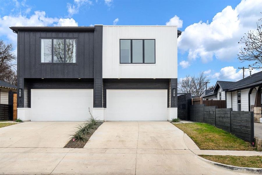 Front exterior of a new home in , Dallas, TX, highlighting curb appeal (Image 23).