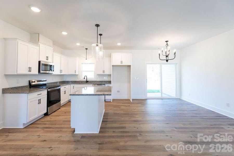 Furnished interior view inside a new home in , Clover (Image 11).