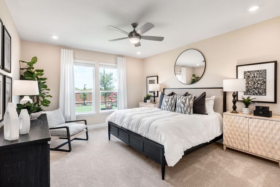 Representative furnished interior of a home built from the 2500 by KB Home in Hidden Trails, Belton (Image 8).