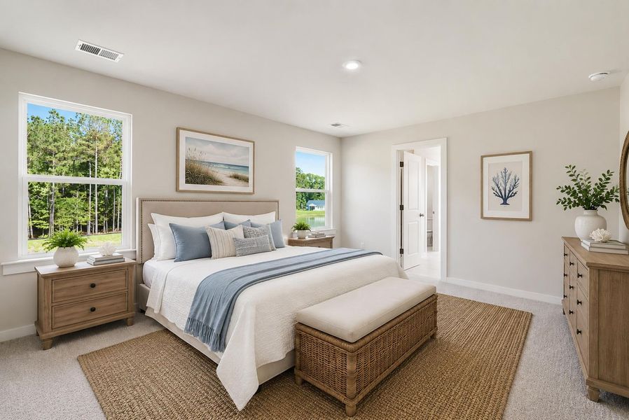 Representative furnished interior of a home built from the The Nathaniel by Stanley Martin Homes in Abney Hills Estates, Blythewood (Image 17).
