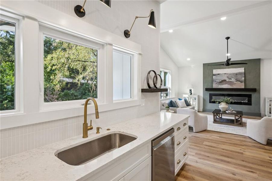 Furnished interior view inside a new home in , Decatur (Image 11).