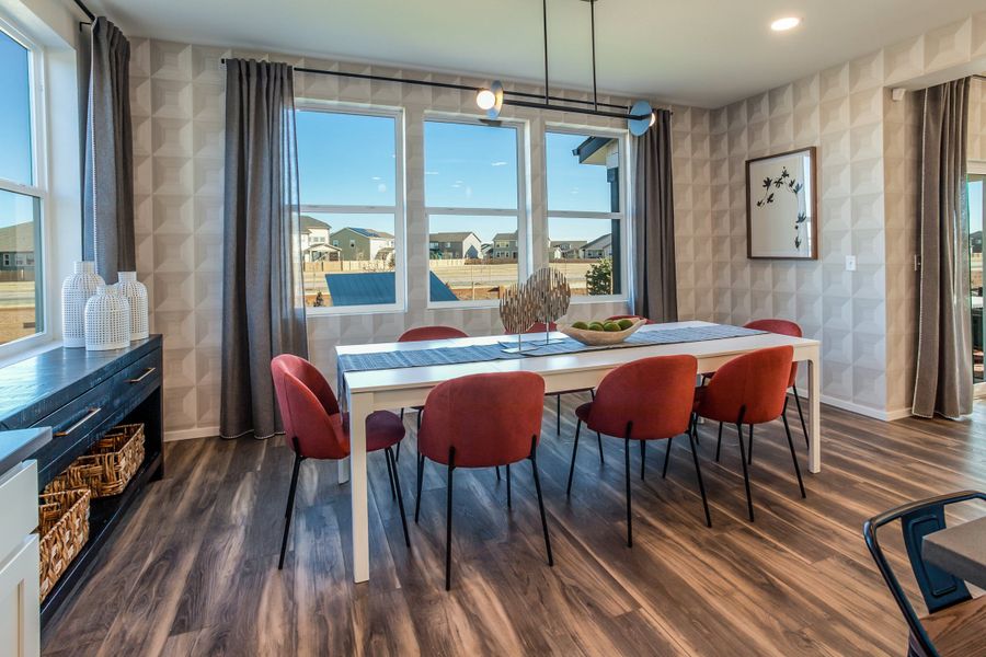 Representative furnished interior of a home built from the Twain by Hartford Homes in Trailside, Timnath (Image 43).