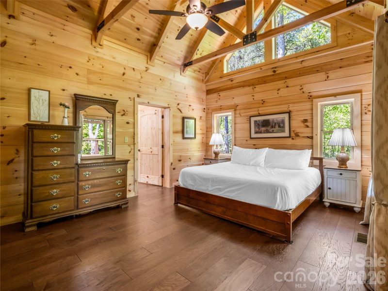 Furnished interior view inside a new home in , Lake Lure (Image 10).