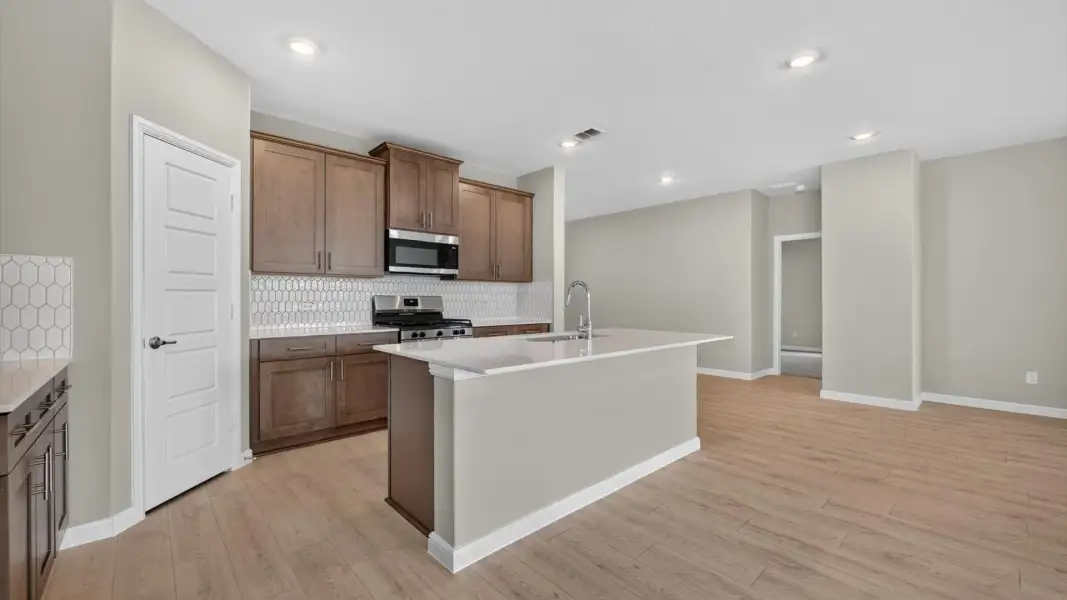 Furnished interior view inside a new home in Bluestem, Rhome (Image 5).