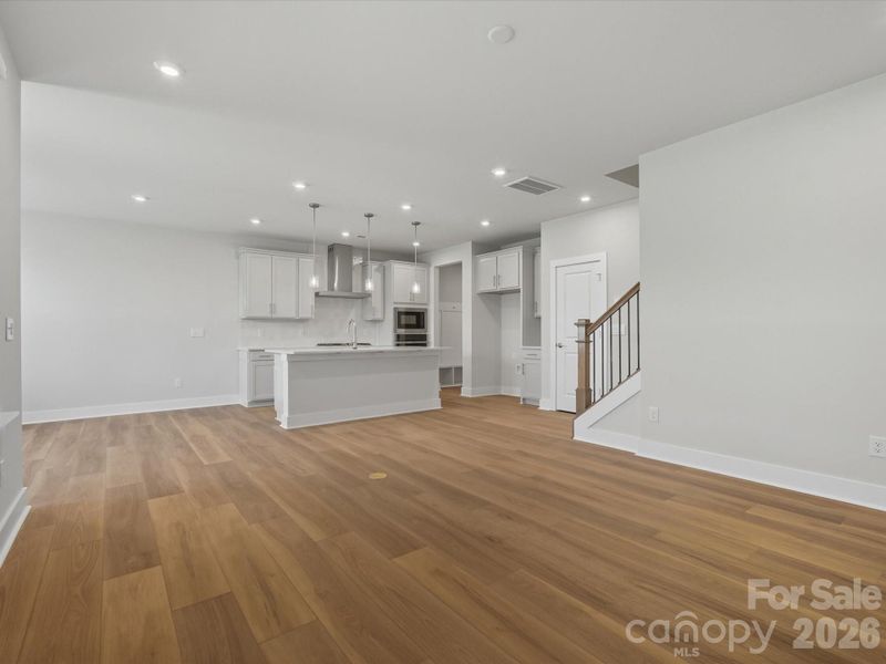 Open concept living Open concept living