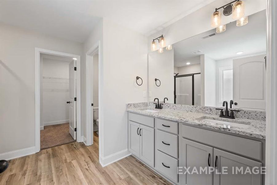 Furnished interior view inside a new home in Mercer Meadows, Royse City (Image 11).