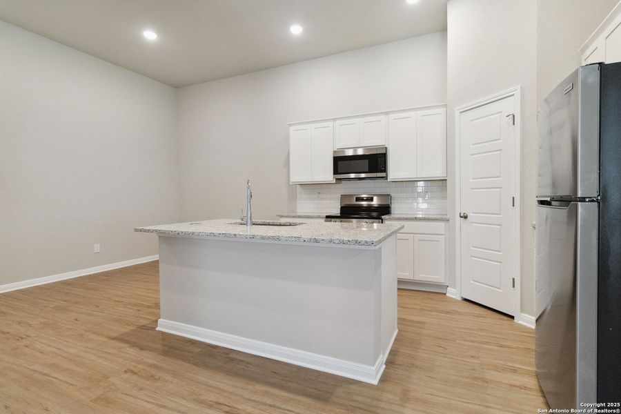 Furnished interior view inside a new home in , San Antonio (Image 3).