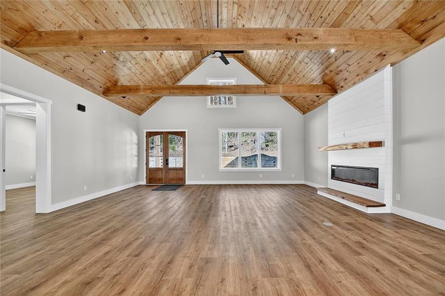 Spacious, unfurnished interior of a new home in , Ellijay (Image 32).