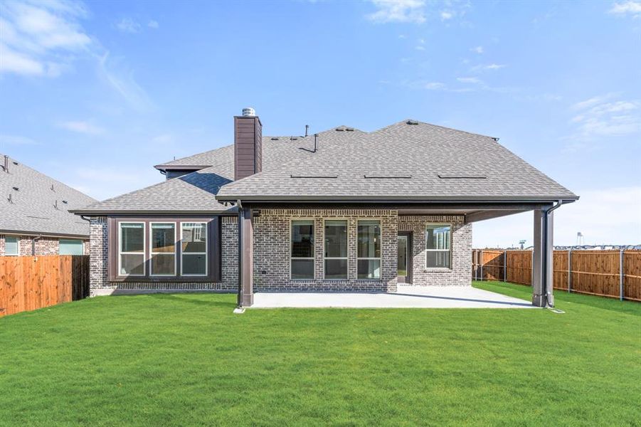 Exterior details and patio area of a home in Meadow Vista 60-65, Anna (Image 3). Exterior details and patio area of a home in Meadow Vista 60-65, Anna (Image 3).
