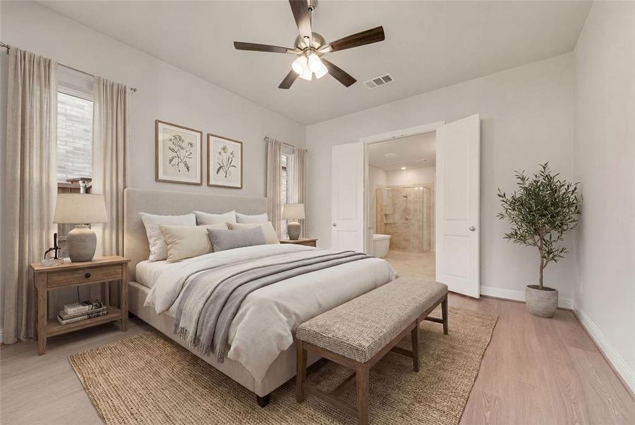 Furnished interior view inside a new home in Monterra, Rockwall (Image 14).