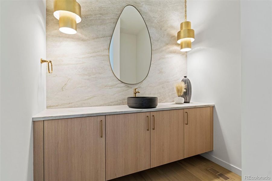 Furnished interior view inside a new home in , Denver (Image 16).