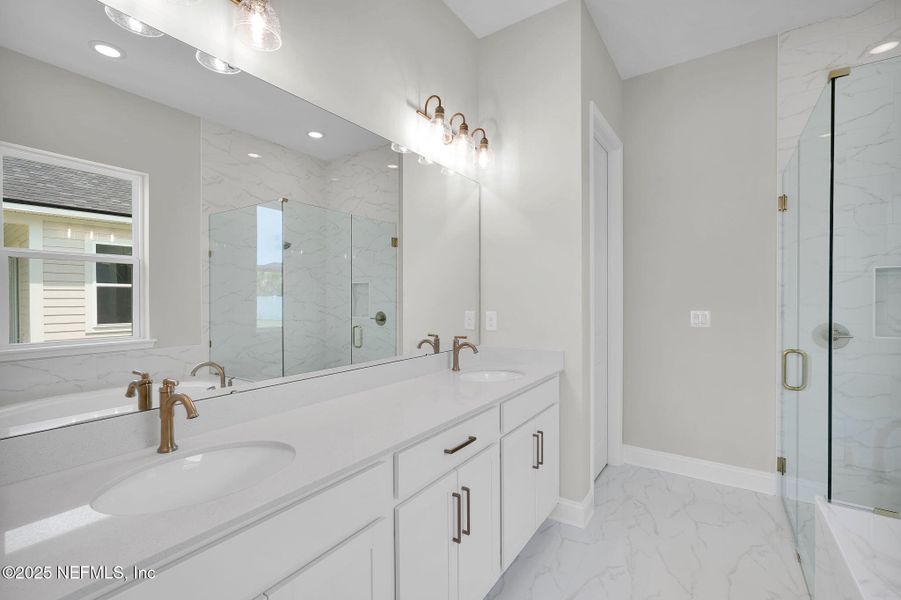 Furnished interior view inside a new home in Forest Park at Wildlight, Yulee (Image 5).