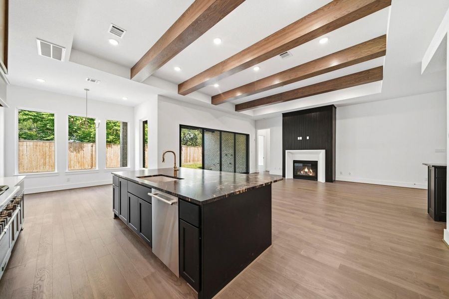 Furnished interior view inside a new home in , Houston (Image 6).