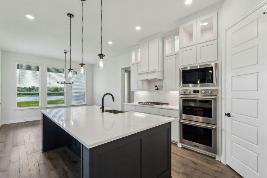 Representative furnished interior of a home built from the Harris by Kindred Homes in Berkshire Estates, Mesquite (Image 8).
