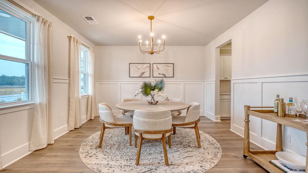 Furnished interior view inside a new home in Sheep Island, Summerville (Image 12).