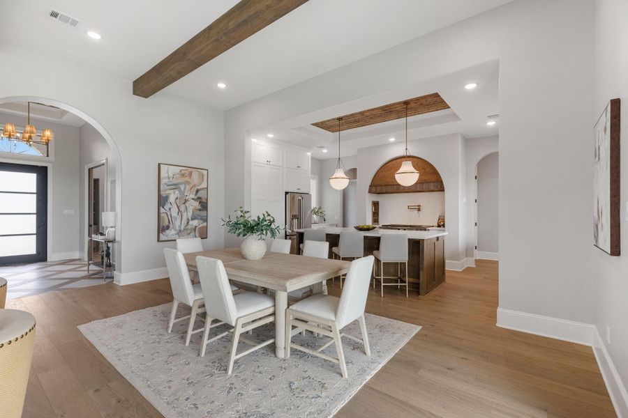 Furnished interior view inside a new home in , Bryan (Image 10).