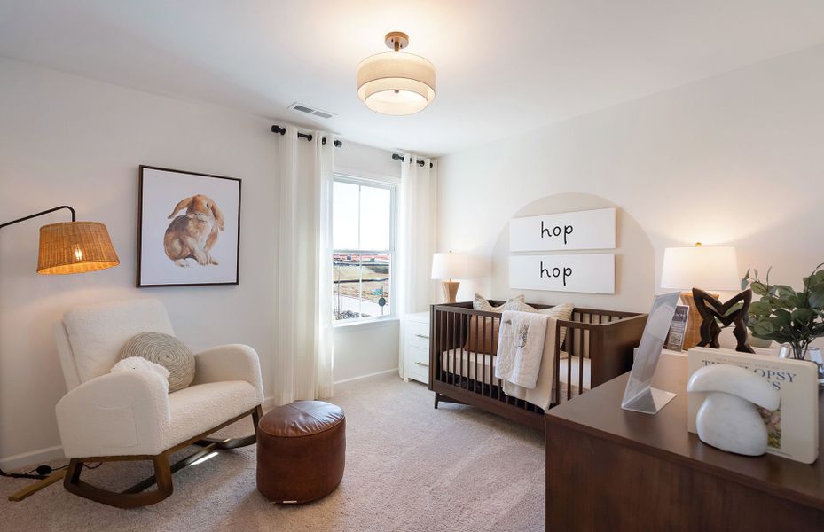 Furnished interior view inside a new home in Highlands of Carter's Station, Columbia (Image 33).