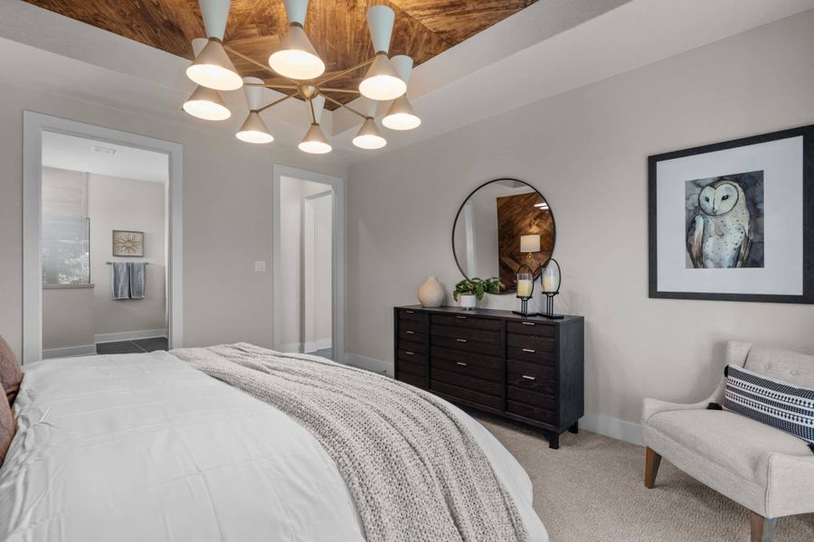 Furnished interior view inside a new home in Esperanza, Boerne (Image 29).