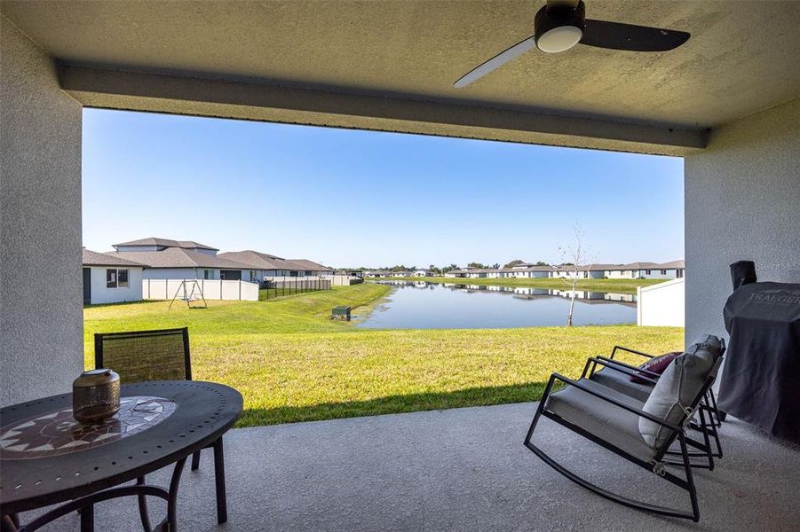 Exterior details and patio area of a home in The Grove at Stuart Crossing - Signature Series, Bartow (Image 24). Exterior details and patio area of a home in The Grove at Stuart Crossing - Signature Series, Bartow (Image 24).