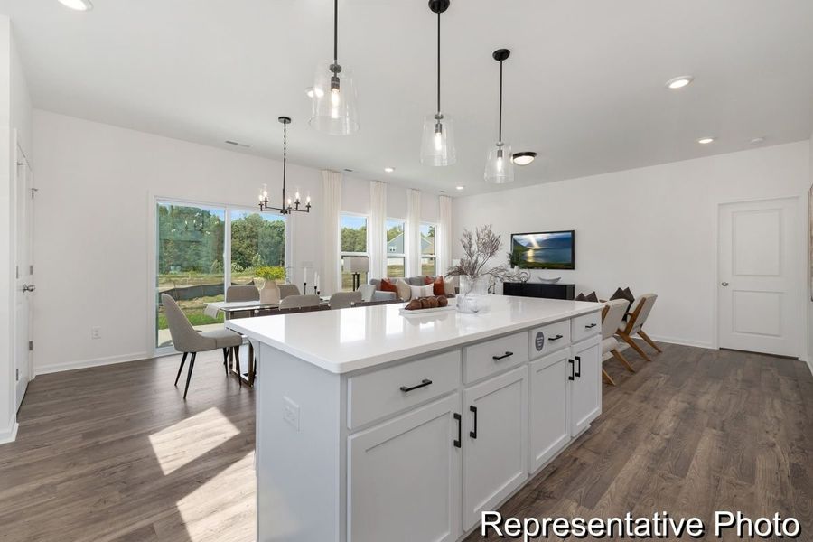 Furnished interior view inside a new home in Eagles Crest, Pageland (Image 3). Furnished interior view inside a new home in Eagles Crest, Pageland (Image 3).