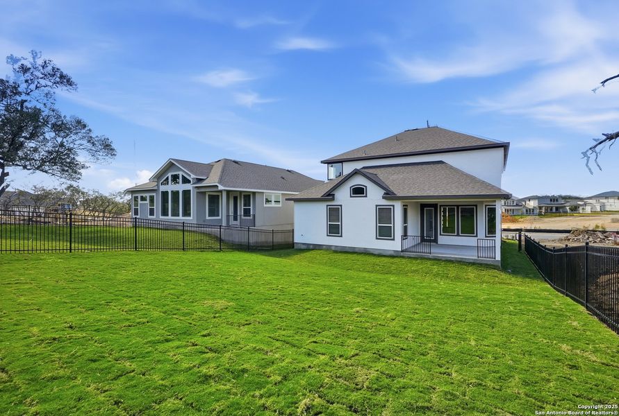 Exterior details and patio area of a home in Esperanza – New Phase Now Selling, Boerne (Image 28). Exterior details and patio area of a home in Esperanza – New Phase Now Selling, Boerne (Image 28).