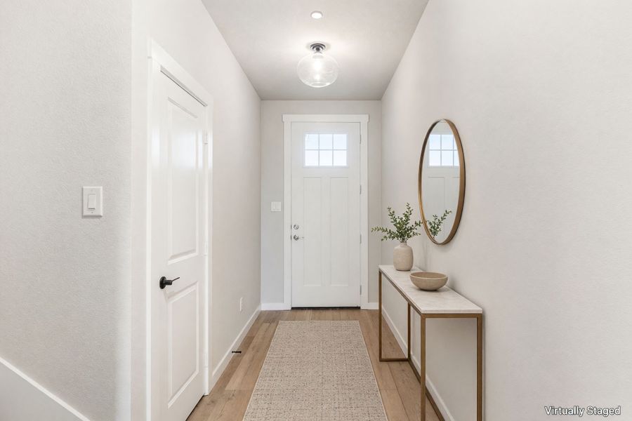 Furnished interior view inside a new home in Woodbridge Townhomes, Wylie (Image 5).