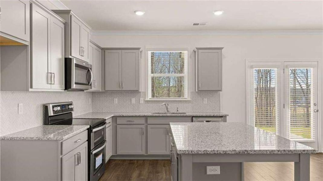 Furnished interior view inside a new home in , Dacula (Image 2).