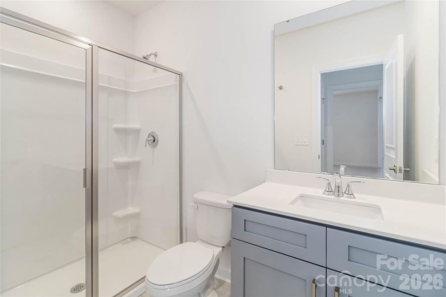 Furnished interior view inside a new home in , York (Image 9).